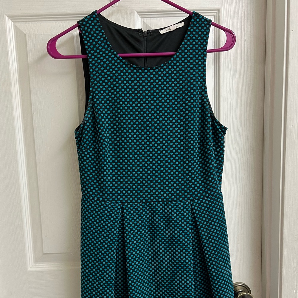 41 HAWTHORN Retro Black and Blue Dress